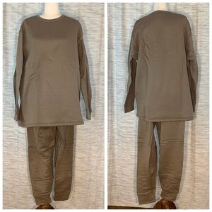 Bushmaster brown thermal fleece, military thick set.